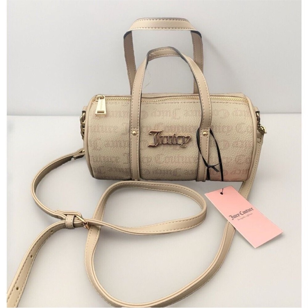 Juicy Couture Tan Crossbody Barrel Bag